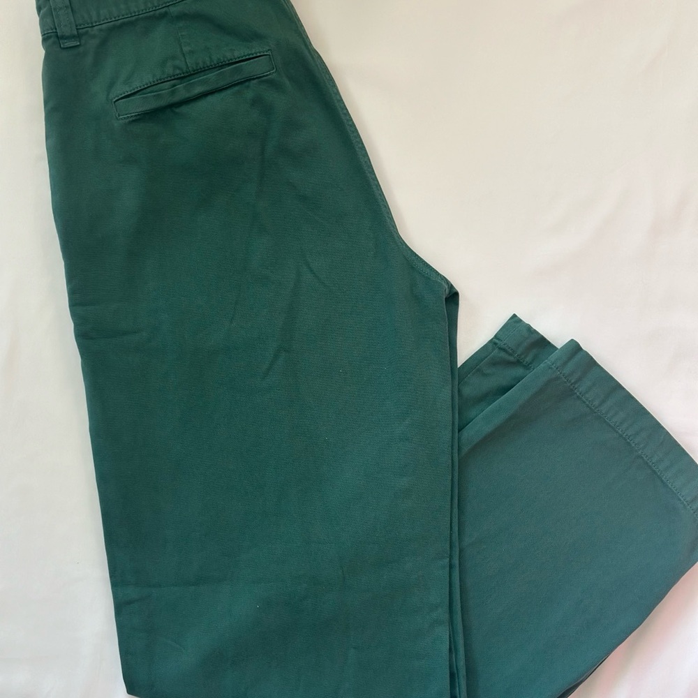 Madewell Green Chinos Classic Straight-Leg Pants - Picture 2 of 4